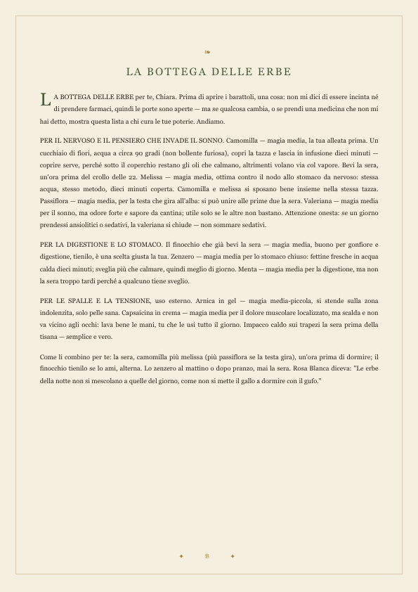 Pagina velata di una Mappa del Cielo (esempio)