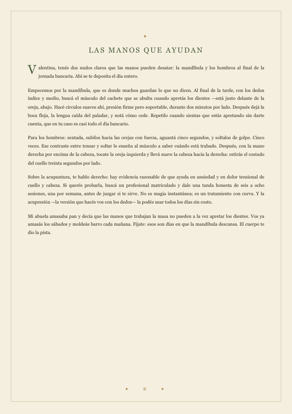Página velada de un Mapa del Cielo (muestra)