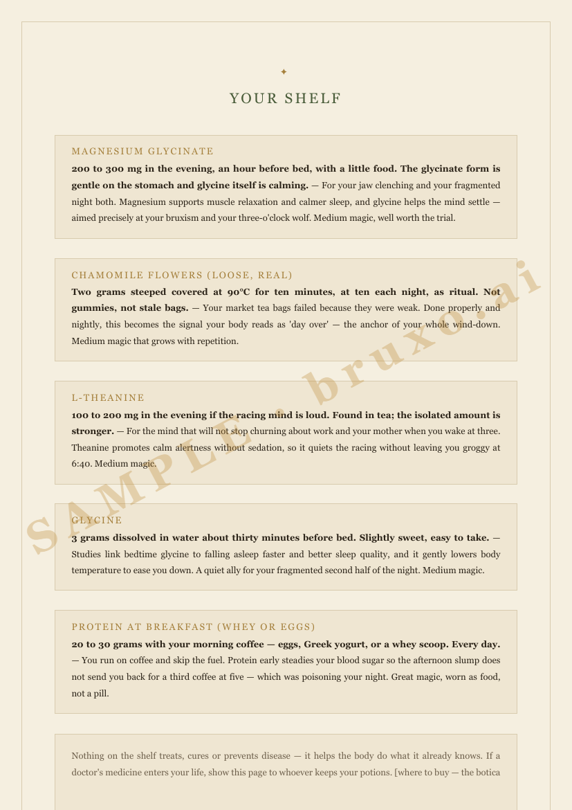 Page 8 of a Natal Map of the Body, veiled because it belongs to whoever ordered it (sample)