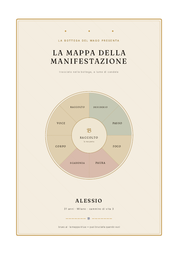 Mappa della Manifestazione — esempio
