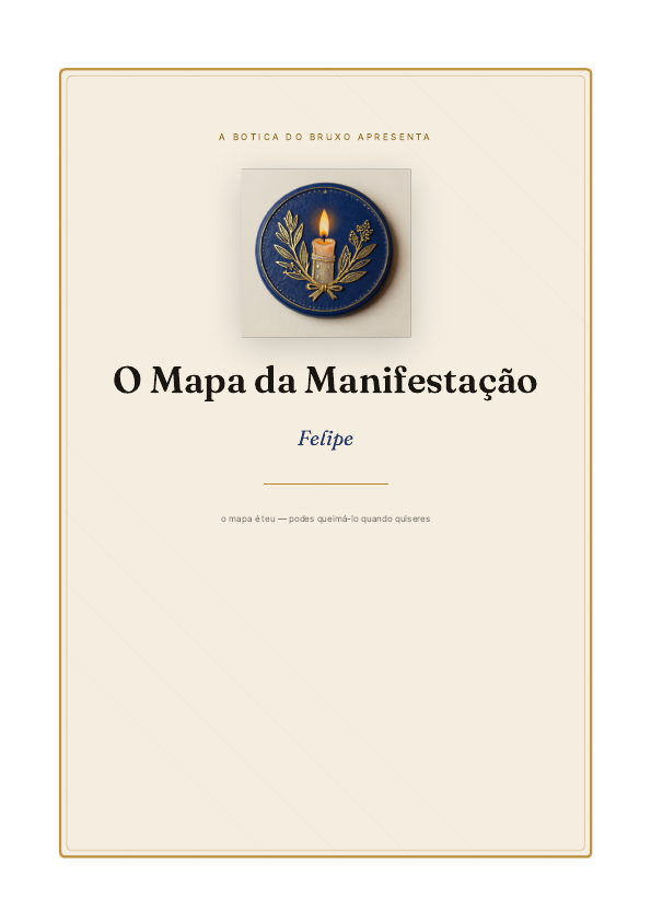 Mapa da Manifestação — amostra