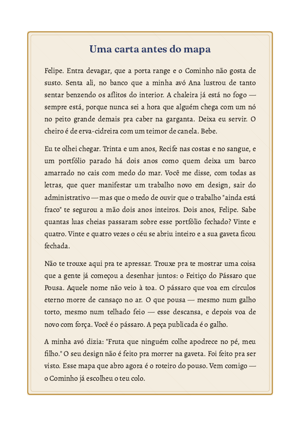 Mapa da Manifestação — amostra