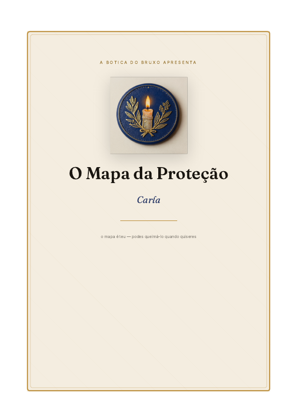 Mapa da Proteção — amostra