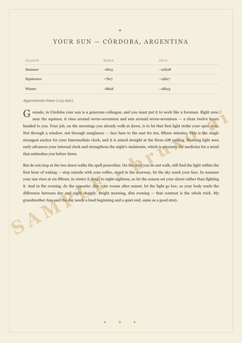 Page of a Map of the Sky, veiled because it belongs to whoever ordered it (sample)