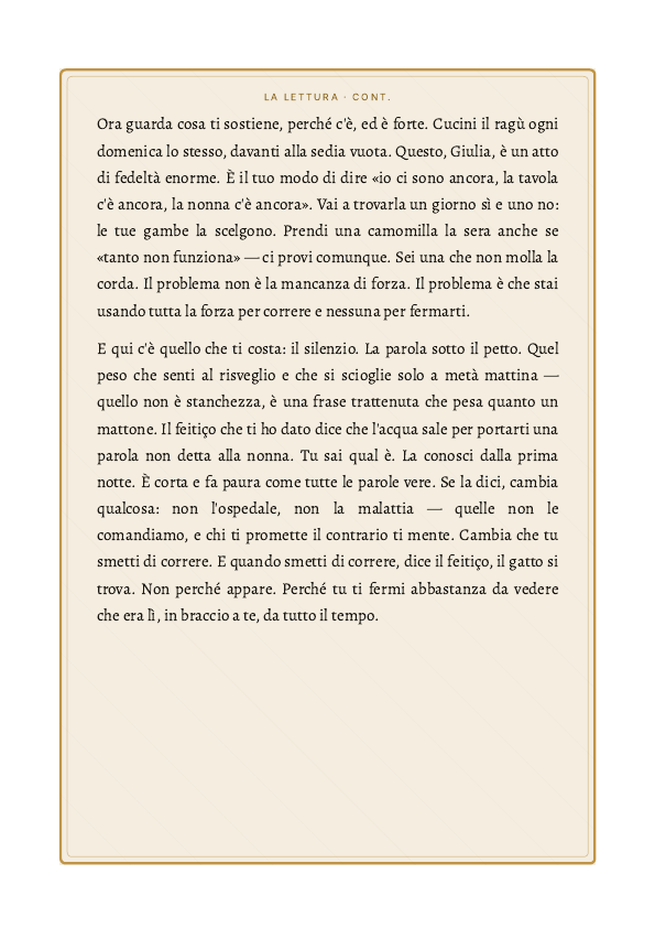 Pagina 5 di una Mappa Natale del Corpo, velata perché appartiene a chi l'ha commissionata (esempio)