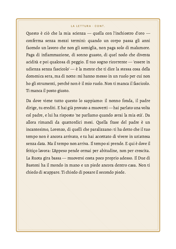 Pagina 4 di una Mappa della Stesa, velata perché appartiene a chi l'ha commissionata (esempio)