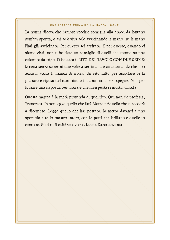 La Mappa del Legame (esempio)
