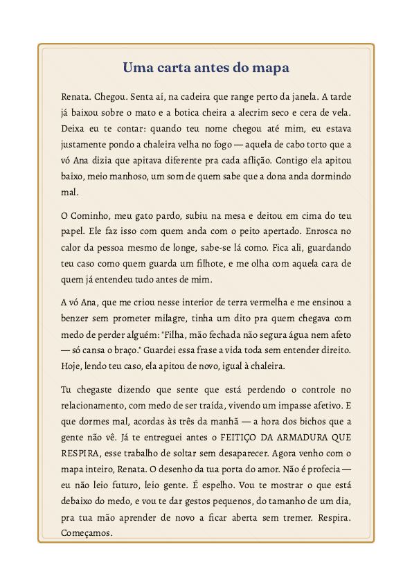 O Mapa do Vínculo (amostra)
